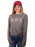 Panhellenic Long Sleeve T-shirt with Sewn-On Letters