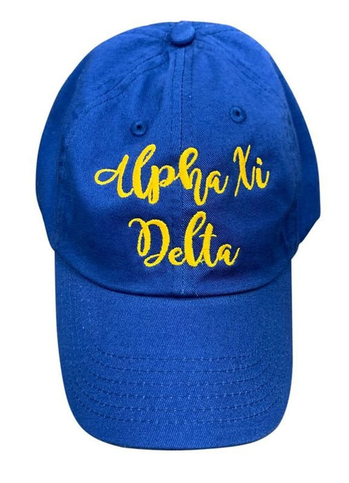 Alpha Xi Delta Sky Script Hat