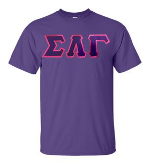 Sigma Lambda Gamma Lettered T Shirt