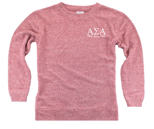 Alpha Sigma Alpha Lettered Cozy Sweater