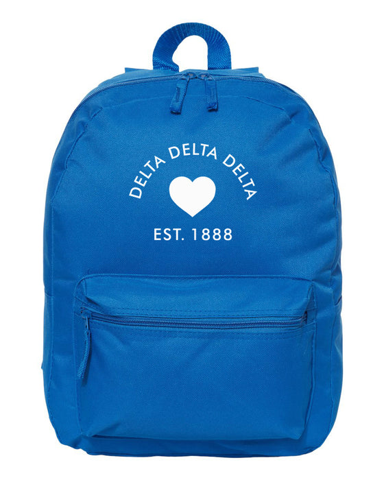 Delta Delta Delta Mascot Embroidered Backpack