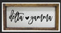 Delta Gamma Script Wooden Sign