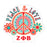 Zeta Phi Beta Peace Sticker