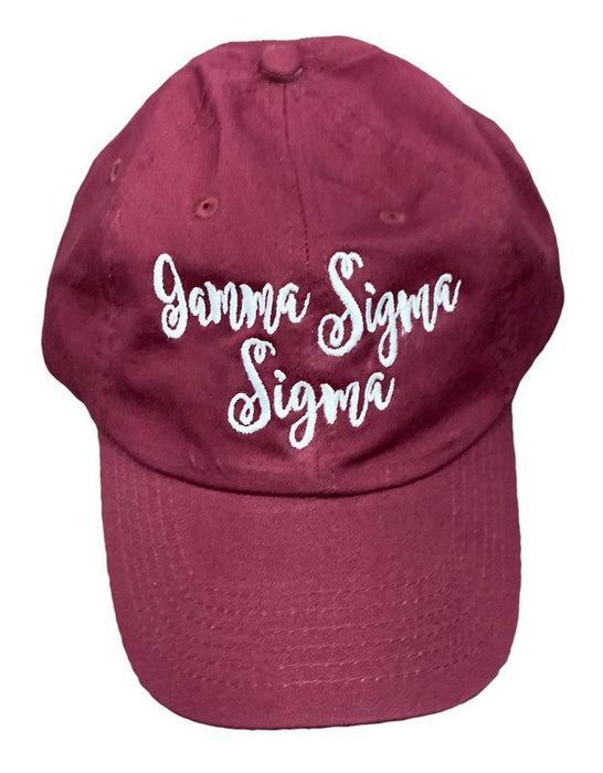 Gamma Sigma Sigma Sky Script Hat