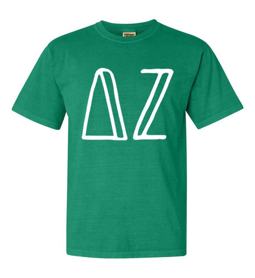Delta Zeta Comfort Colors Greek Letter Sorority T-Shirt
