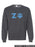 Zeta Psi Crewneck Letters Sweatshirt