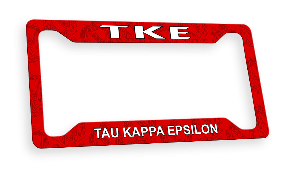 Tau Kappa Epsilon New License Plate Frame