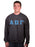 Fraternity Crewneck Sweatshirt with Sewn-On Letters