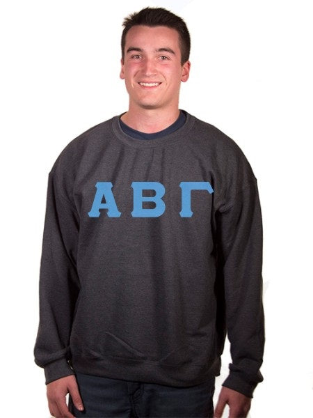 Fraternity Crewneck Letters Sweatshirt