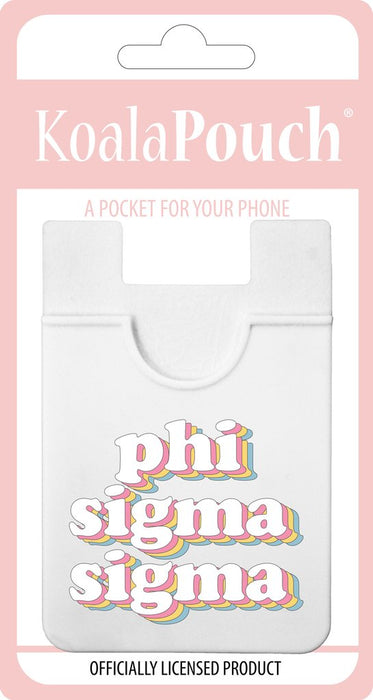 Phi Sigma Sigma Retro Phone Wallet