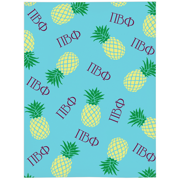 Pi Beta Phi Pineapple Minky Blankets Pi Beta Phi Pineapple Minky Blankets
