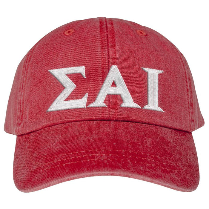 Sigma Alpha Iota Greek Letter Embroidered Hat