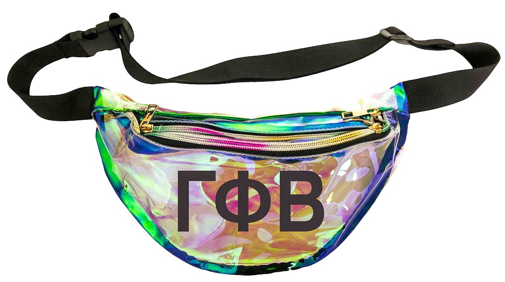 Gamma Phi Beta Holographic Fanny Pack