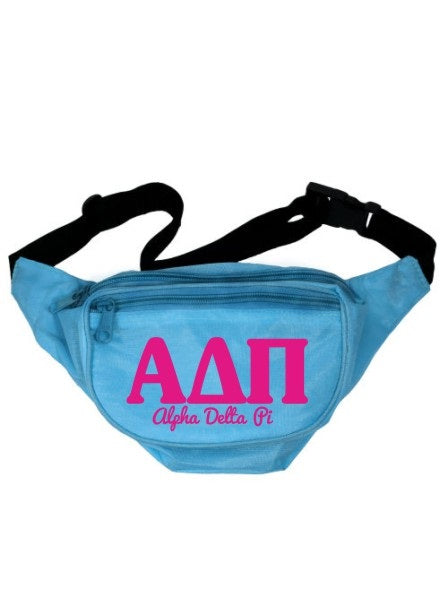 Alpha Delta Pi Letters Layered Fanny Pack