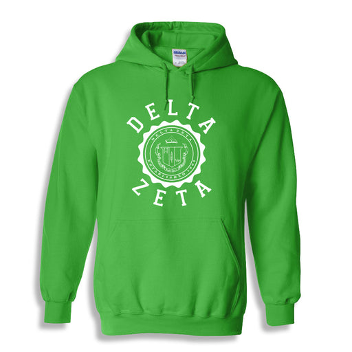 Delta Zeta World Famous Seal Crest Hoodie