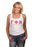 Gamma Phi Beta Floral Letters Racerback Tank