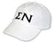 Sigma Nu Greek Letter Embroidered Hat