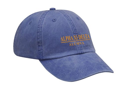 Alpha Xi Delta Line Year Embroidered Hat