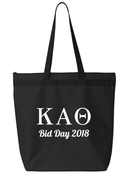Kappa Alpha Theta Roman Letters Event Tote Bag