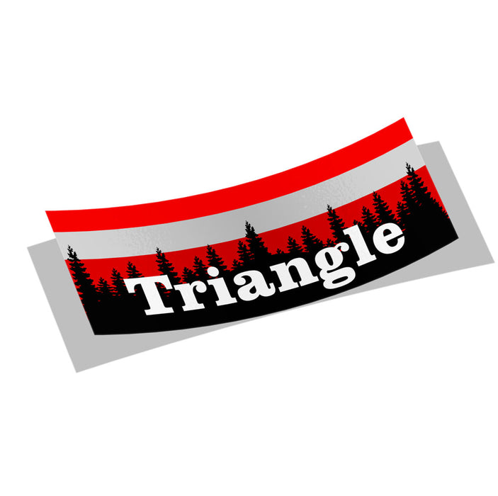 Triangle Mountains Decal