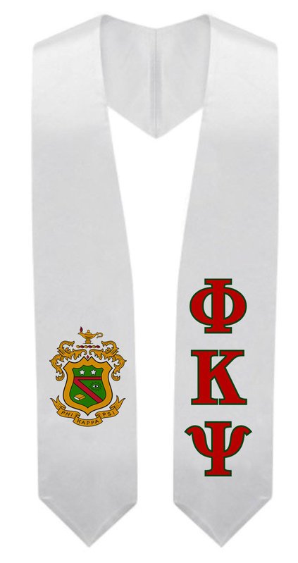 Phi Kappa Psi Super Crest Graduation Stole