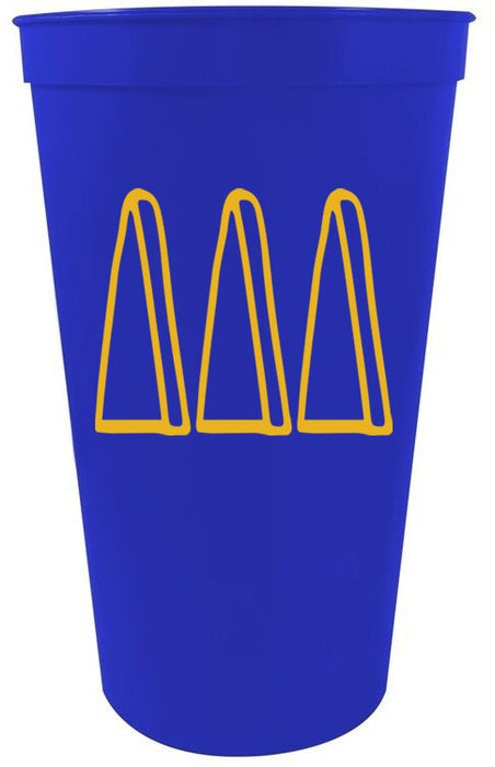 Delta Delta Delta Inline Giant Plastic Cup
