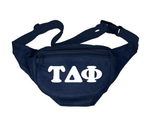 Tau Delta Phi Letters Layered Fanny Pack