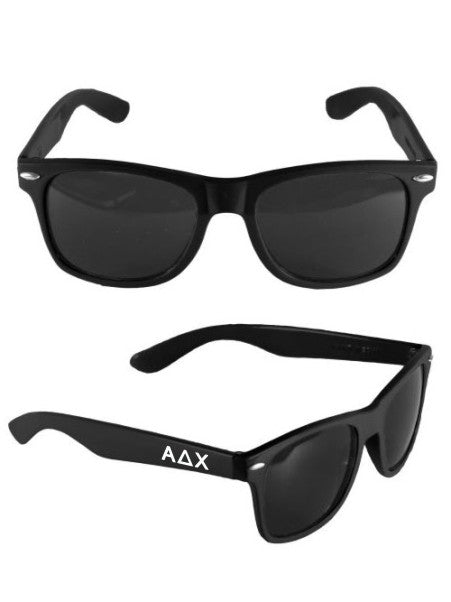 Alpha Delta Chi Malibu Letter Sunglasses