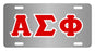Alpha Sigma Phi Fraternity License Plate Cover