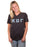 Kappa Beta Gamma Unisex V-Neck T-Shirt with Sewn-On Letters