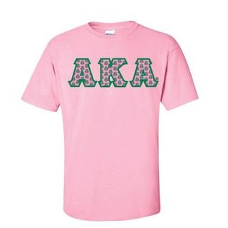 Alpha Kappa Alpha The Best Shirt with Sewn-On Letters