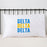 Delta Delta Delta Sorority Pillowcase