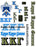 Kappa Kappa Gamma Multi Greek Decal Sticker Sheet