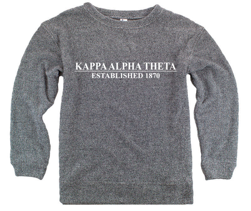 Kappa Alpha Theta Year Established Cozy Sweater