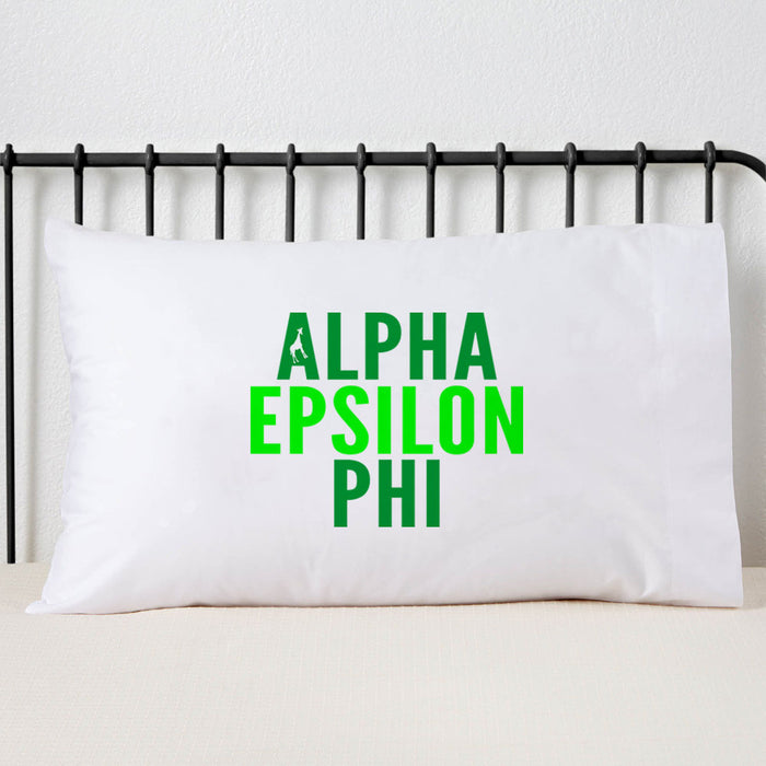 Alpha Epsilon Phi Sorority Pillowcase