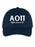 Alpha Omicron Pi Collegiate Curves Hat