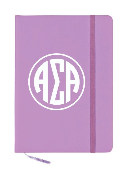 Alpha Sigma Alpha Monogram Notebook