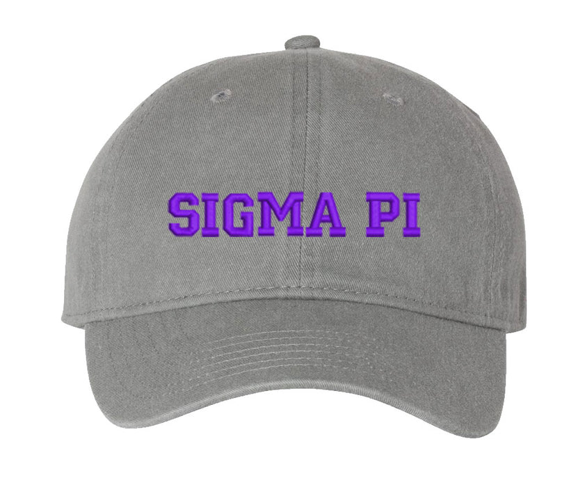 Sigma Pi Comfort Colors Varsity Hat