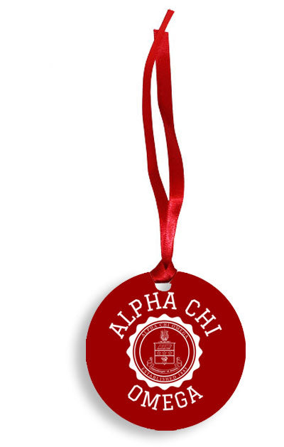 Alpha Delta Chi Crest Ornament
