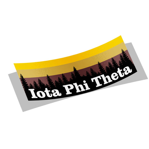 Iota Phi Theta Mountains Decal