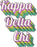 Kappa Delta Chi Greek Stacked Sticker