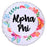 Alpha Phi Floral Fringe Towel Blanket