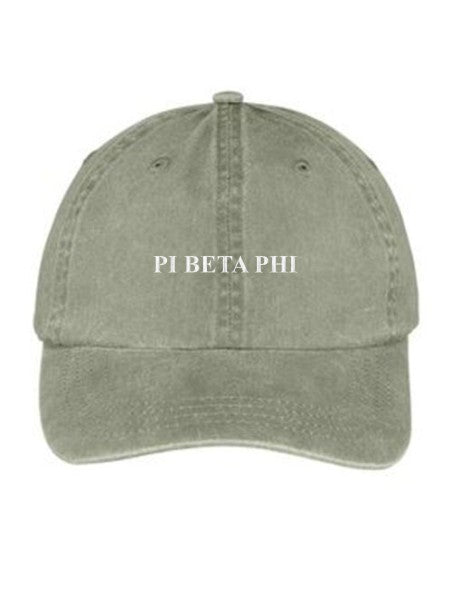 Pi Beta Phi Embroidered Hat