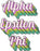 Alpha Epsilon Phi Greek Stacked Sticker