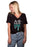 Alpha Phi Tribal Feathers Slouchy V-neck Tee