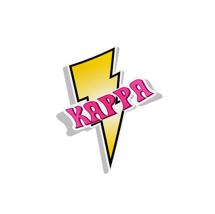 Kappa Kappa Gamma Lightning Sorority Decal