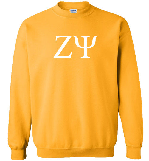Zeta Psi World Famous Lettered Crewneck Sweatshirt