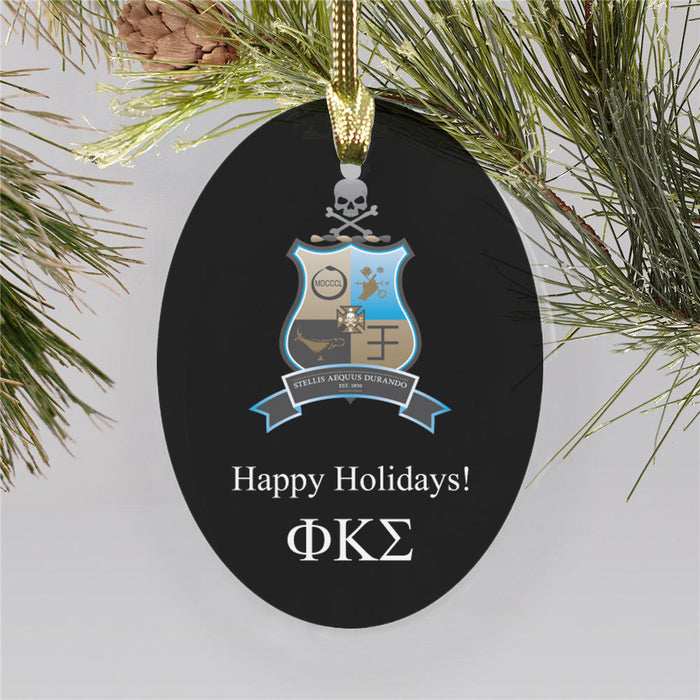 Phi Kappa Sigma Color Crest Ornament