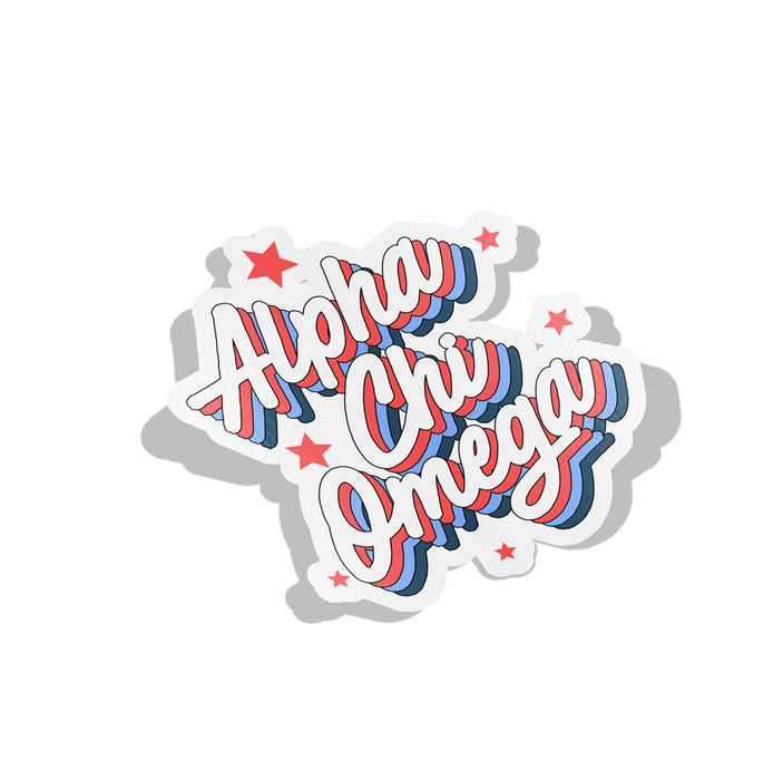 Alpha Chi Omega Starry Sorority Decal
