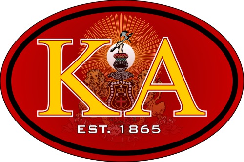 Kappa Alpha Color Oval Decal